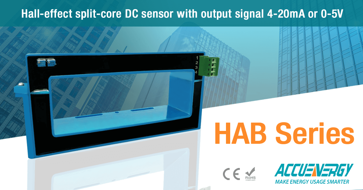 DC Current Sensors - HAB Series | Accuenergy