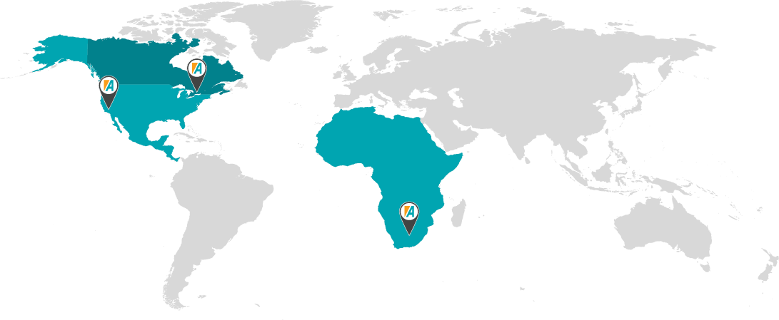 Worldwide Accuenergy Locations.