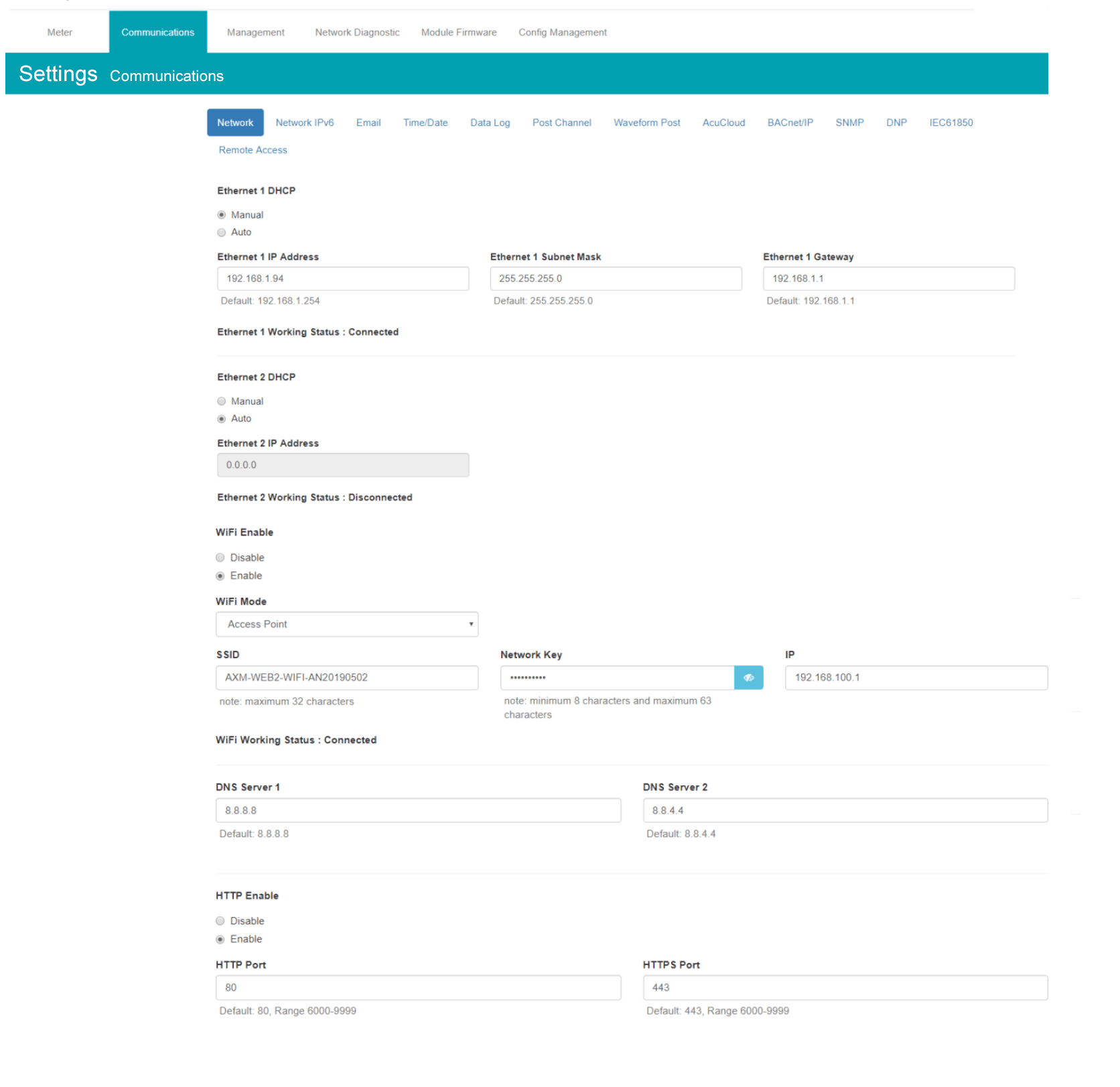 AcuCloud network