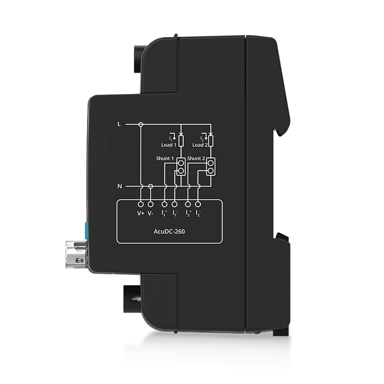 Side view of the AcuDC-262