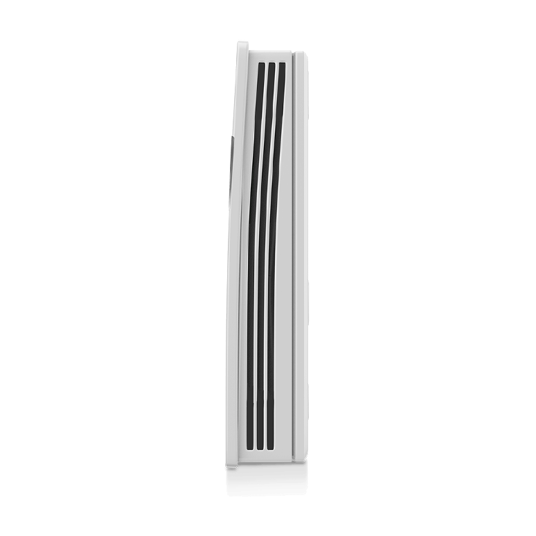 Right-side view of the AcuTEMS RM room mount temperature sensor