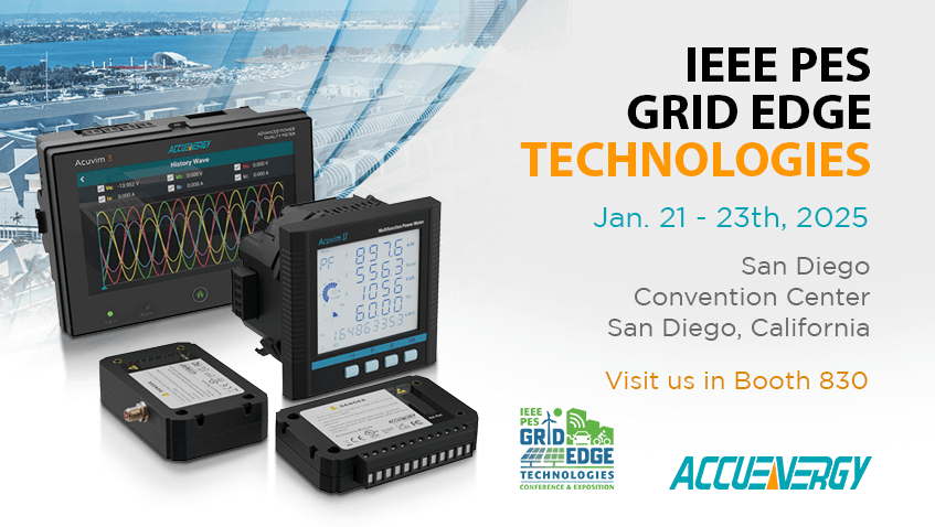 IEEE PES Grid Technologies trade show banner