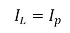 Line current equals phase current