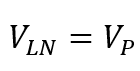 Line-to-neutral voltage equals phase voltage