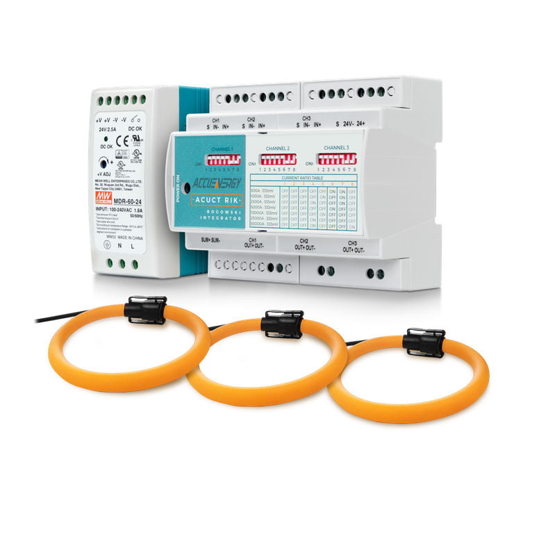 Kit: 1 Multimeter mit 3 Rogowski-Stromwandler Ø 190mm - Standard Shop