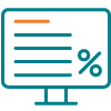 Tariff analytics icon